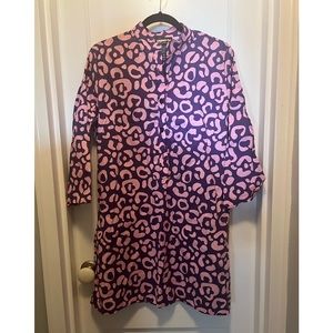 Nooworks Nico dress in cheetah print